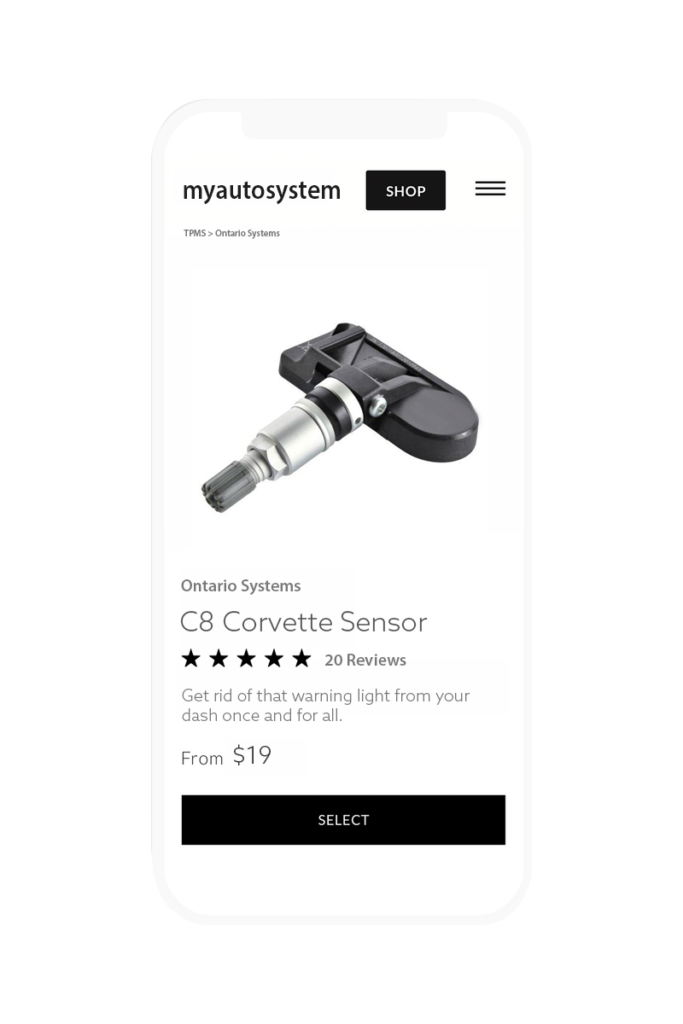 TPMS Sensor Vendor Application
