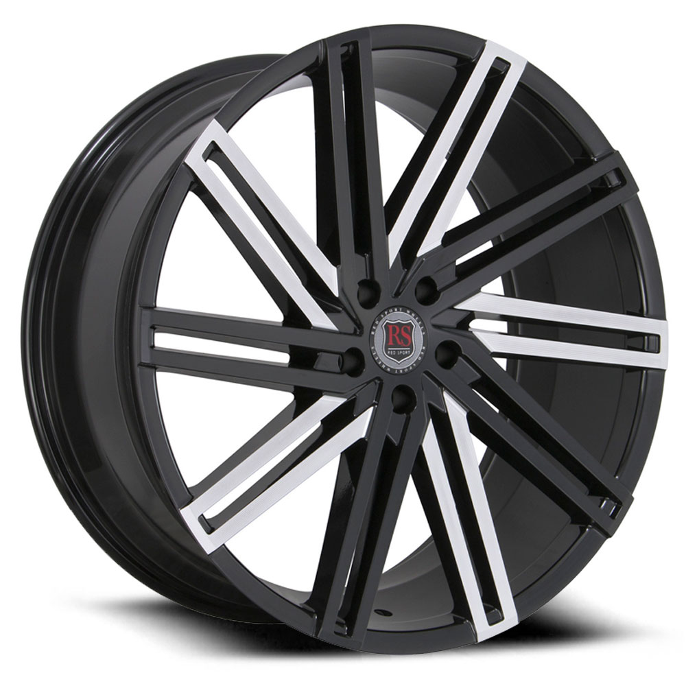 Red Sport RS7 Black Machined Spoke